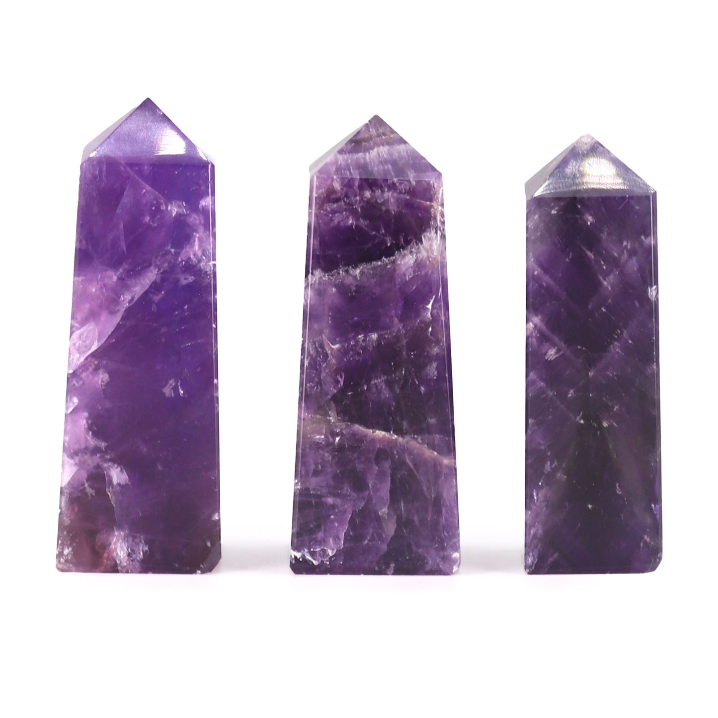Gemstone Obelisk Point approx 3-5cms - African Amethyst
