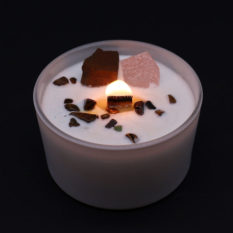 Gemstone Crystal Candles
