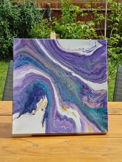Marbled Mirage – Acrylic painting on canvas