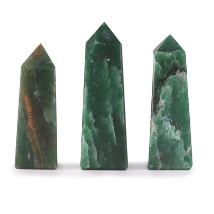Gemstone Obelisk Point approx 3-5cms - Indian Jade