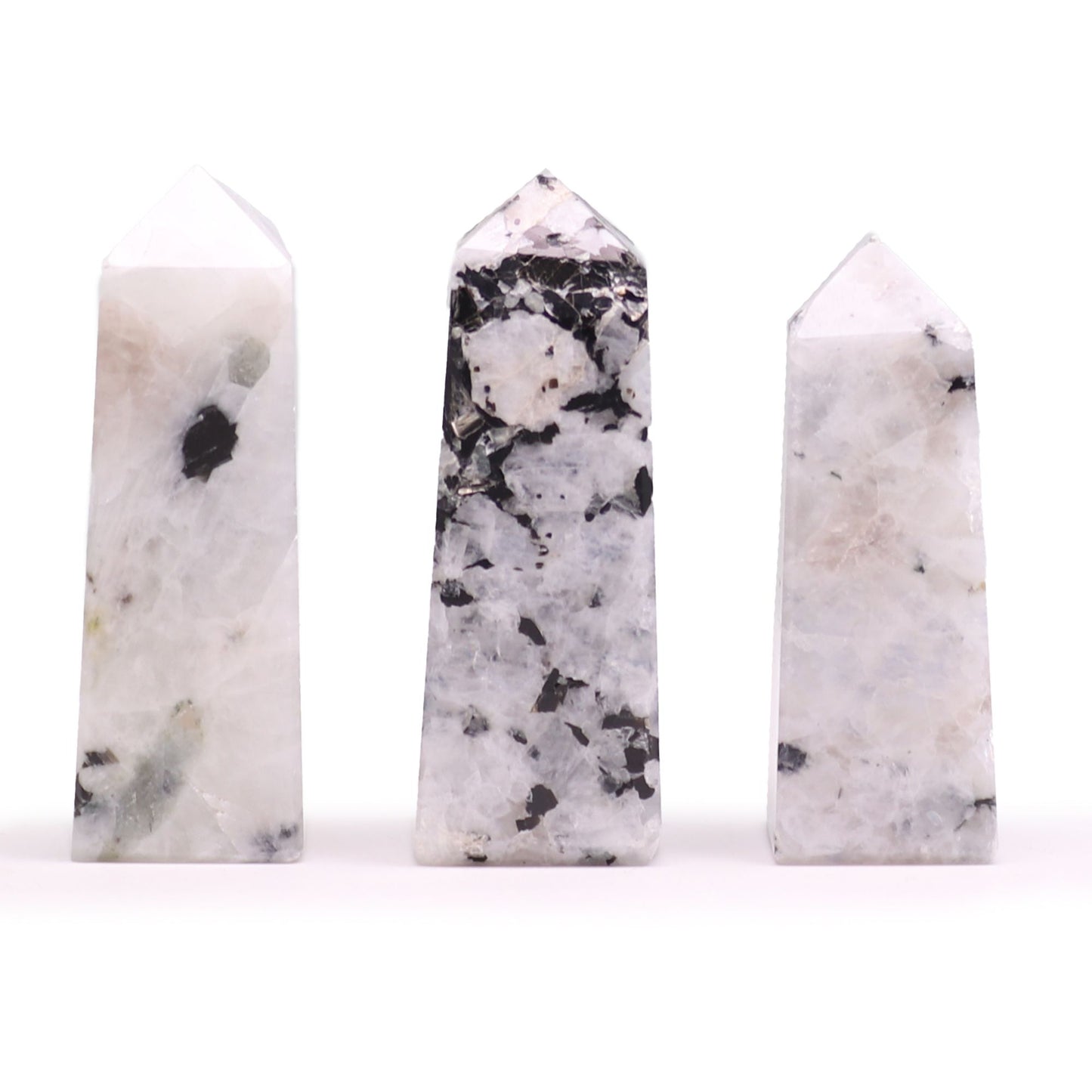 Gemstone Obelisk Point approx 3-5cms - Moonstone